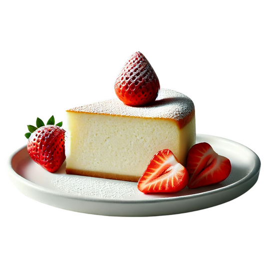 Wolkenstück (japanisches Käsekuchenstück)